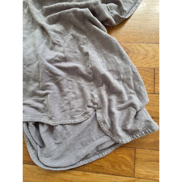 Eileen Fisher Hemp Organic Cotton Twist Scoop Top Neck Shell Gray S/P A001081 - Picture 4 of 9